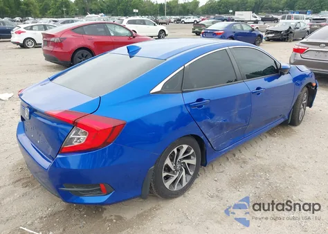 2017 Honda Civic Ex из США, поврежденный, VIN 2HGFC2F7XHH553586